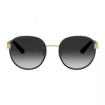 Okulary przeciwsłoneczne Dolce & Gabbana damskie DG2227J-02-8G Złote Metalowe Szary Gradient 52mm