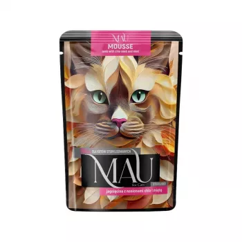 Dolina Noteci Mau Mus Jagnięcina z Nasionami Chia i Miętą dla Kotów Sterylizowanych 85g