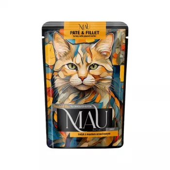 DOLINA NOTECI MAU Pate and Fillet Turkey with Peanut Butter - Mokra karma dla kota - 85g