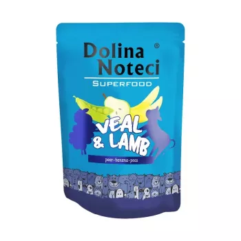 Dolina Noteci Superfood Cielęcina i Jagnięcina Mokra Karma dla Psów 300 g