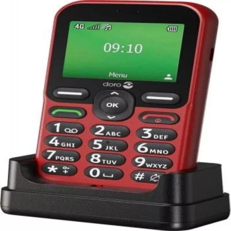 Telefon komórkowy Doro DORO E10 RED 4G