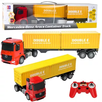 Double E Mercedes-Benz Arocs Zdalnie Sterowany Ciężarówka Kontenerowa RC 1:26
