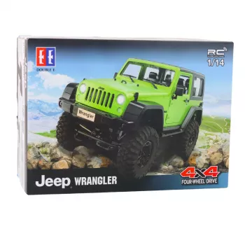 Double E RC Jeep Wrangler Rock Crawler Orange 1:14 Remote Controlled Off-Road Vehicle