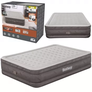 Podwójny materac dmuchany z pompką elektryczną 203x152 cm Bestway 69050