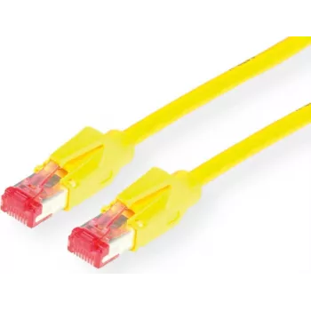 Kabel krosowy DRAKA S/FTP Cat.6A, 15 m, żółty, LSZH, 10G, PoE++ (21.05.2152)