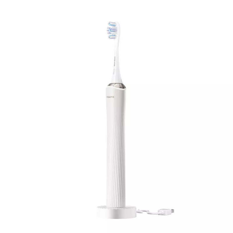 Dreame Sonic Vibration Elektryczna Szczoteczka do Zębów NB01 Zestaw Biały z 5 Trybami, Czujnikiem Nacisku, Etui Podróżnym – 40,000 VPM, IPX7