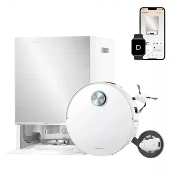 Dreame X60 Pro Ultra Complete White Robot Odkurzacz z Stacją Ładującą i Akcesoriami