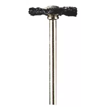 Dremel 26150403JA Szczotka z włosia, 3,2 mm trzpień, 19 mm średnica, 2-pak, nylon, 15 000 obr./min, do czyszczenia i polerowania