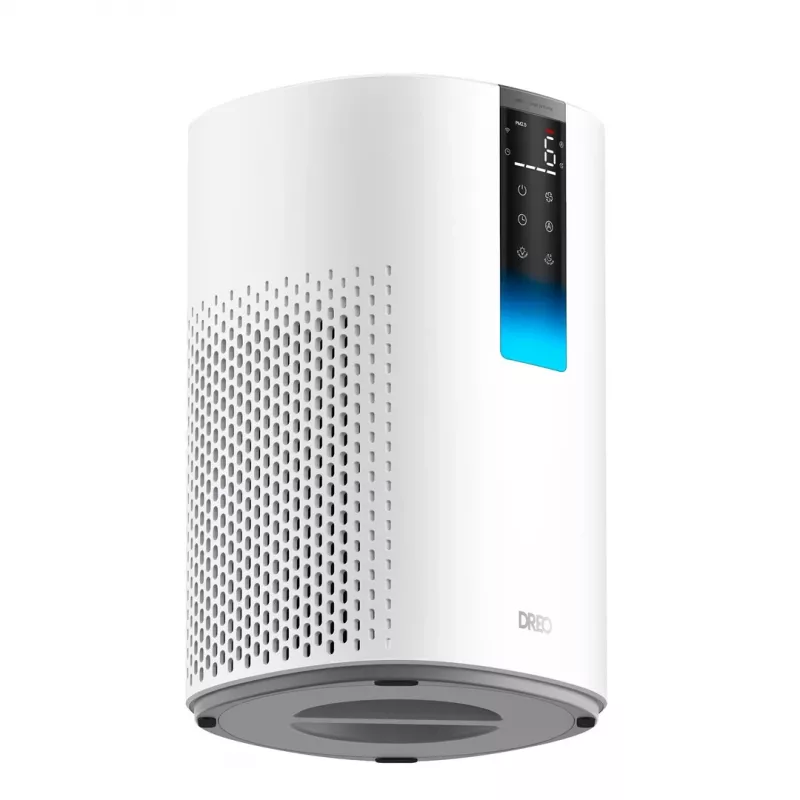 Dreo Air Purifier 605S, 5-in-1 Smart HEPA Air Purifier z Wi-Fi, sterowanie głosowe, do pomieszczeń do 1588 stóp kwadratowych, biały
