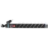 DSIT DS-8PDU-C13 Listwa zasilająca – 1U PDU do montażu w szafie rack, 8x gniazda IEC C13, 10A 250V, kabel 2m, czarna