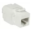 DS-IT CAT6a UTP Gniazdo Keystone - Beznarzędziowe - Białe (DS-KC-UTP6A-TL-W)
