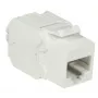 DS-IT CAT6a UTP Gniazdo Keystone - Beznarzędziowe - Białe (DS-KC-UTP6A-TL-W)