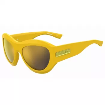 DSQUARED2 D2-0072-S-40G Męskie kwadratowe okulary przeciwsłoneczne z acetatu Havana Brown Gradient 59mm