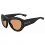 DSQUARED2 D2-0072-S-8LZ Okulary przeciwsłoneczne męskie - Czarna oprawka, szare szkła 59mm