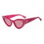 Okulary przeciwsłoneczne DSQUARED2 D20092NSMU1 dla kobiet - kwadratowa oprawka acetatowa, ochrona UV400, soczewki 51 mm