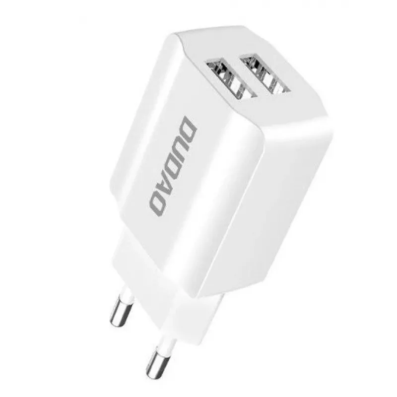 Dudao EU Wall Charger 2x USB 5V / 2.4A White