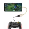 Dudao L15T OTG USB 2.0 na USB Type-C Kabel Adapter, Szary, 15 cm