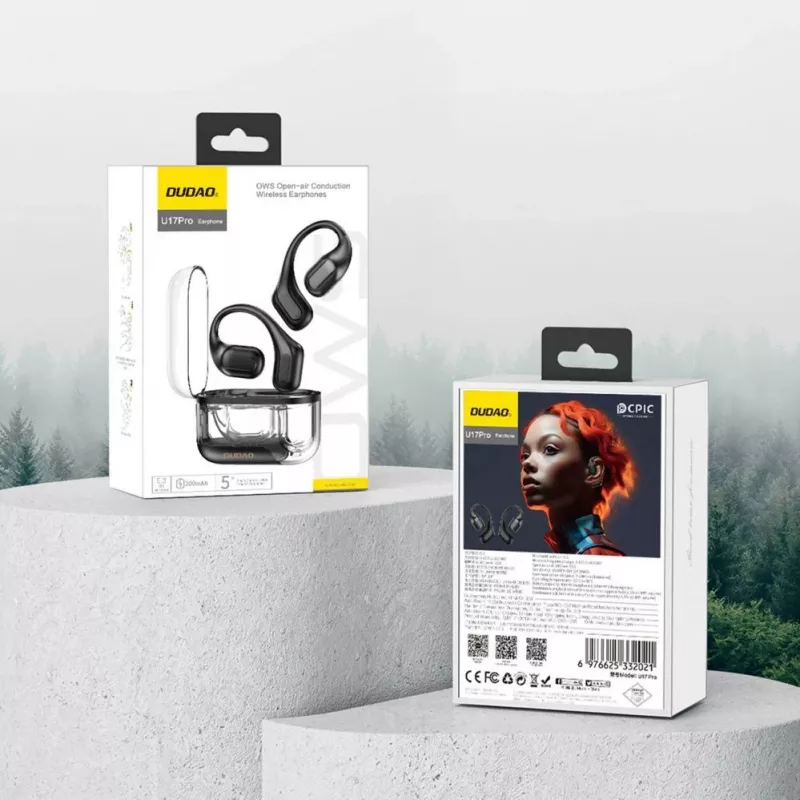 Słuchawki nauszne DUDAO U17Pro bezprzewodowe z Bluetooth 5.3 i ANC - Czarny