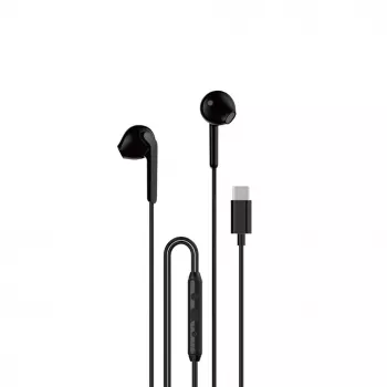 DUDAO X3C słuchawki douszne przewodowe USB-C 1,2 m - czarny