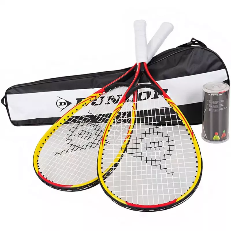 Dunlop zestaw do crossmintona żółty i czerwony 762091