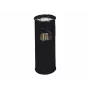 DURABLE 3330-01 Okrągły Metalowy Kosz na Śmieci, 17 L, Srebrny