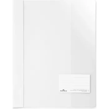 DURABLE A4+ Teczka na raporty z okienkiem na etykietę 90x57 mm, przezroczysta, 25 sztuk 269002