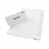 DURABLE BADGEMAKER® Etykiety wkładane 61 x 210 mm, 100 sztuk, biały karton, laser/atrament 146002