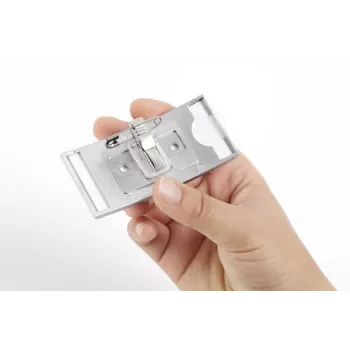 DURABLE CLASSIC Magnetyczny uchwyt na identyfikator 74x34mm, 10 sztuk 854223