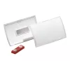 DURABLE CLICK FOLD Magnetyczny uchwyt na identyfikator 90x54 mm, Przezroczysty, Opakowanie 10 szt. (821519)