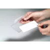 DURABLE CLICK FOLD Identyfikator z klipsem, wkład 90x54 mm, przezroczysty, opakowanie 25 szt. 821619