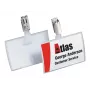 DURABLE CLICK FOLD Identyfikator z klipsem, wkład 90x54 mm, przezroczysty, opakowanie 25 szt. 821619