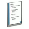 DURABLE CLICK SIGN A4 pionowa tabliczka na drzwi srebrna 486737