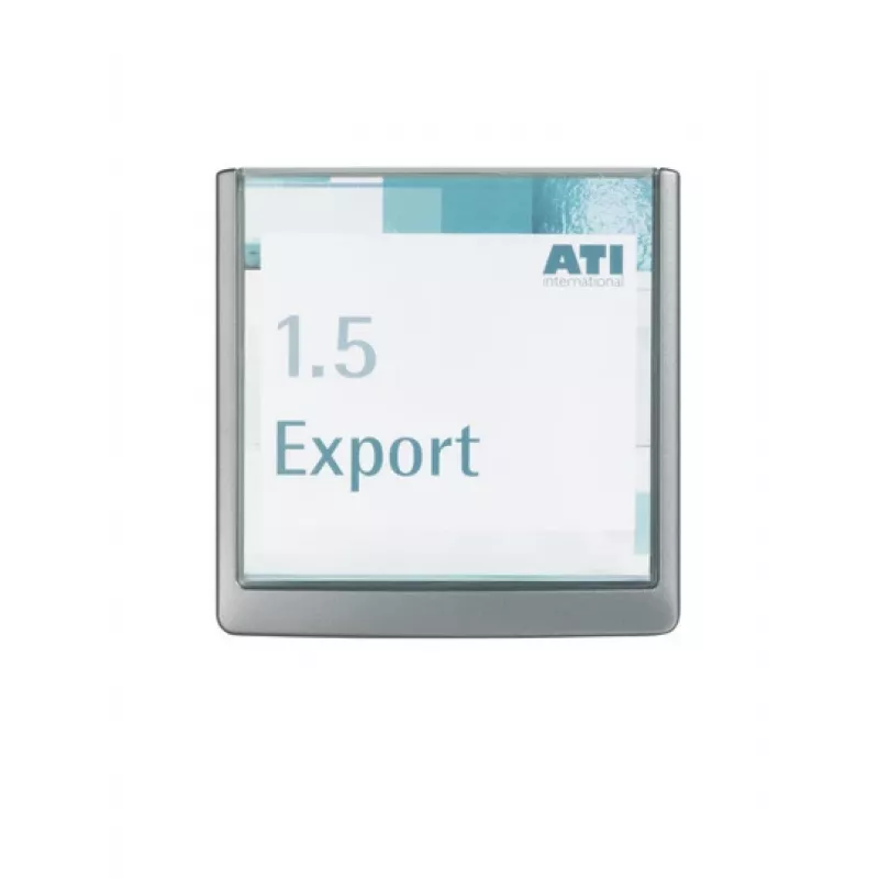 DURABLE CLICK SIGN Tabliczka na drzwi 149 x 148,5 mm Srebrna 486237