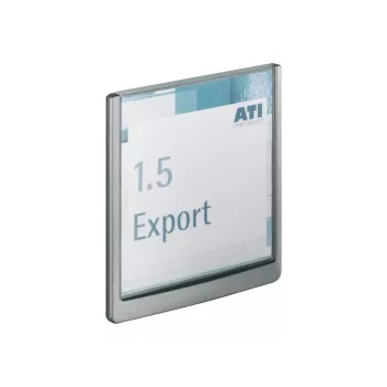 DURABLE CLICK SIGN Tabliczka na drzwi 149 x 148,5 mm Srebrna 486237