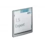 DURABLE CLICK SIGN Tabliczka na drzwi 149 x 148,5 mm Srebrna 486237