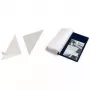 DURABLE CORNERFIX® Samoprzylepne trójkątne kieszonki narożne, 175 mm, przezroczyste, 100 sztuk (828319)