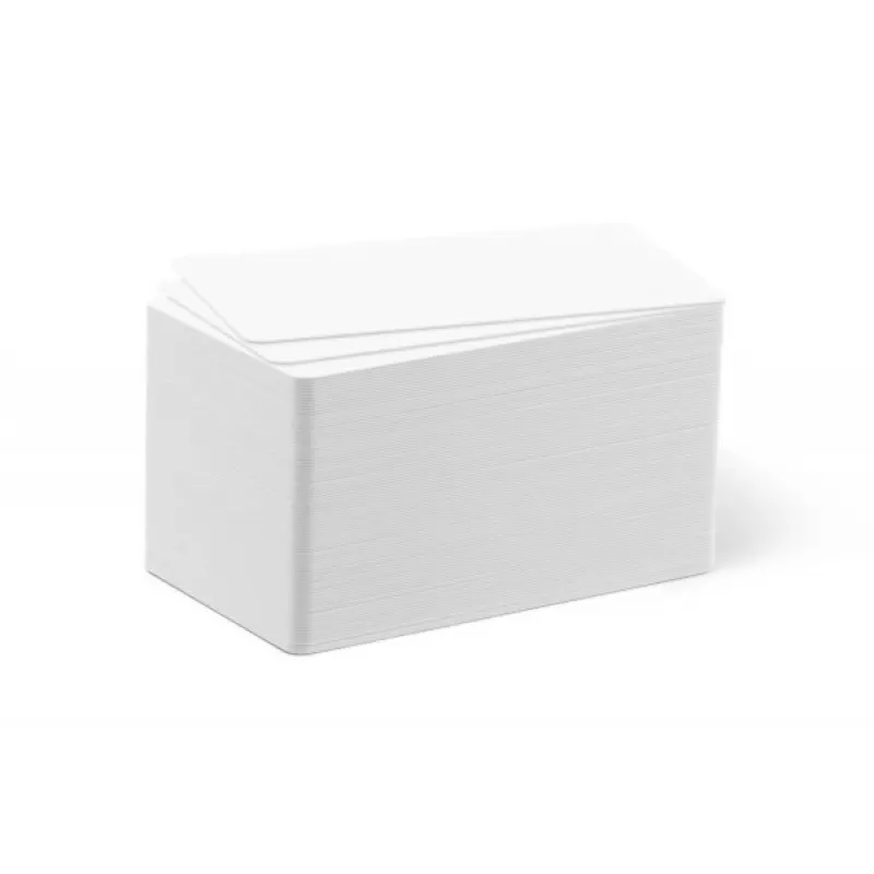 DURABLE DURACARD® Karty plastikowe 0,50 mm białe CR80 (100 sztuk) 891402
