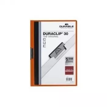 DURABLE DURACLIP 30 A4 Teczka z klipsem Czarny (Zestaw 25 szt.) 220009