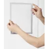 DURABLE DURAFRAME SUN A4 Srebrna Samoprzylepna Odporna na UV Ramka Informacyjna, Opakowanie 2 484123