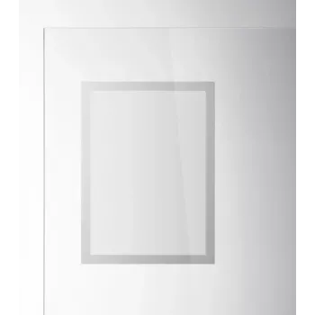 DURABLE DURAFRAME SUN A4 Srebrna Samoprzylepna Odporna na UV Ramka Informacyjna, Opakowanie 2 484123