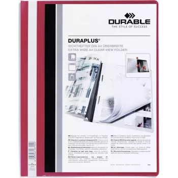 DURABLE DURAPLUS® A4+ Teczka Prezentacyjna, Niebieska, Opakowanie 25 szt. 257903