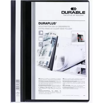 DURABLE DURAPLUS Teczka Prezentacyjna A4+ Transparentna PP Opakowanie 25 szt. 257901