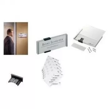 DURABLE INFO SIGN Tabliczka na drzwi A5 149x210,5 mm Srebrna Ramka Akrylowa 480323