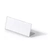 DURABLE L-kształtna tabliczka na biurko 61x150 mm akryl przezroczysty, opakowanie 10 805419