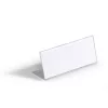 DURABLE L-kształtna tabliczka na biurko 61x150 mm akryl przezroczysty, opakowanie 10 805419