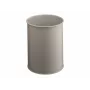 DURABLE Metalowy Kosz na Śmieci 15L Okrągły Czarny 330110