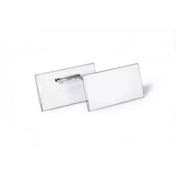 DURABLE Identyfikator 40x75 mm z Zapięciem na Szpilkę, 100 Sztuk 800119