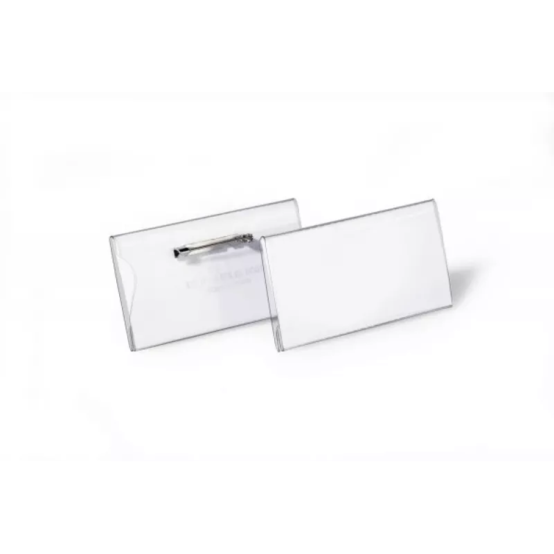 DURABLE Identyfikator 40x75 mm z Zapięciem na Szpilkę, 100 Sztuk 800119