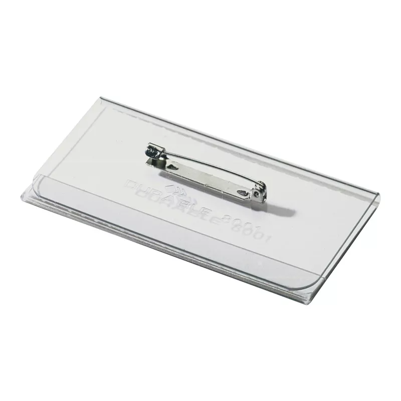 DURABLE Identyfikator 40x75 mm z Zapięciem na Szpilkę, 100 Sztuk 800119