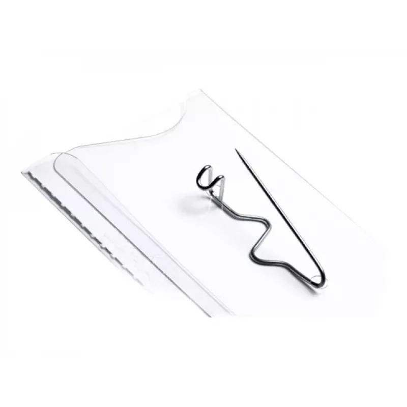 DURABLE Identyfikator 75 x 40 mm z falującym kolcem, 100 sztuk 800819